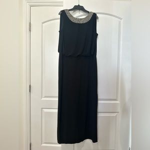 Black with silver sequins Elegant Dress by R&M Richard’s